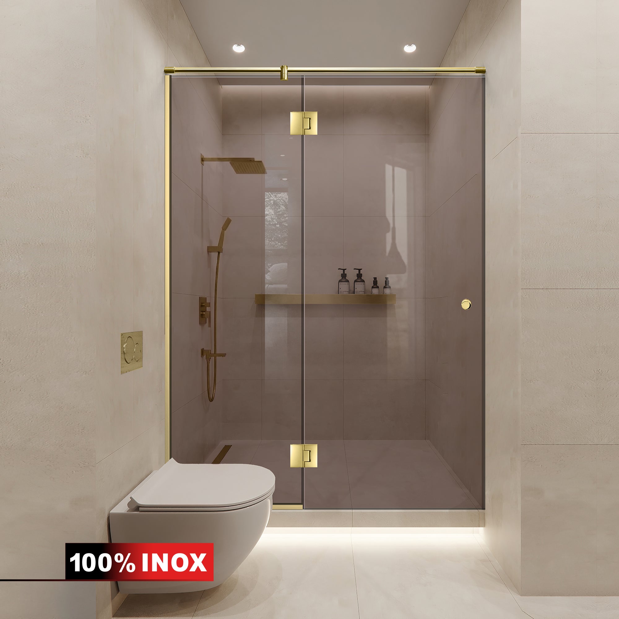 Shower Doors black #Bronze