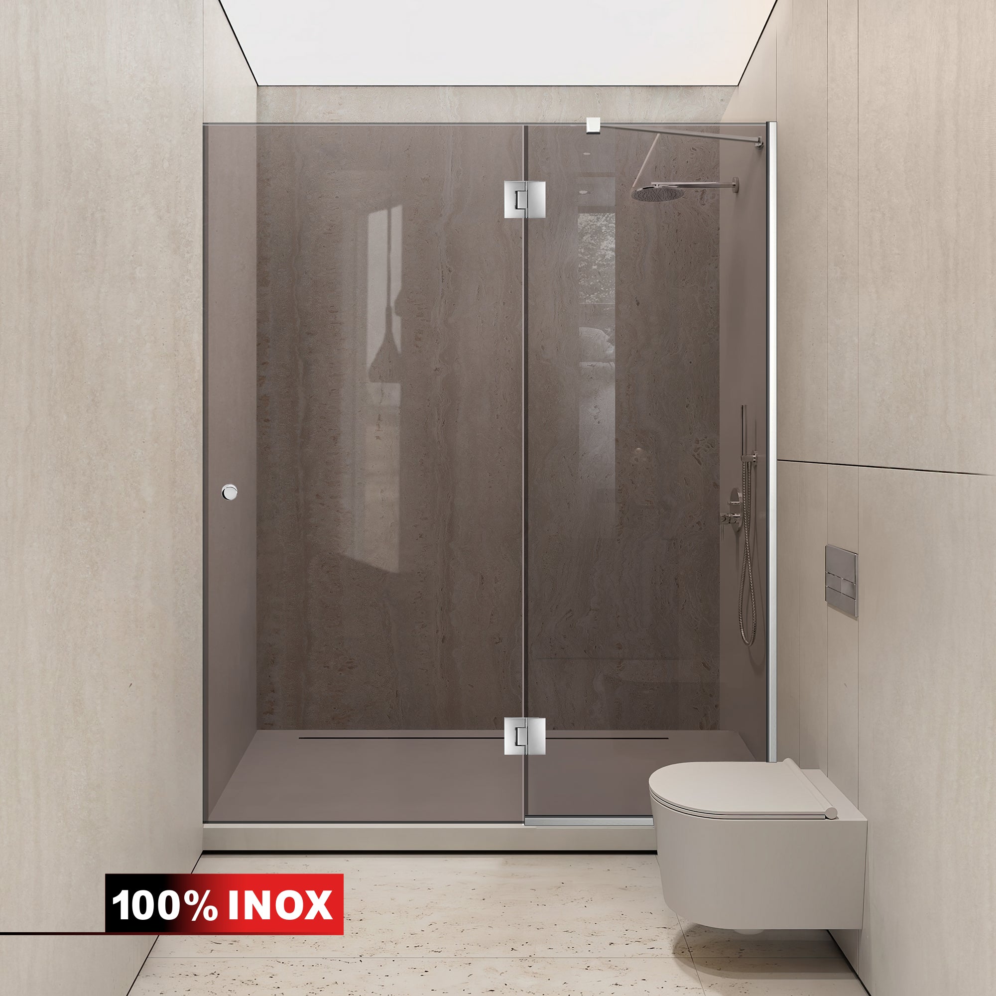 Shower Doors stainless steel #Bronze