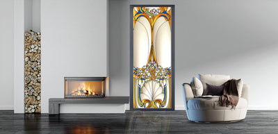 Artistic Stained Glass #ARTNOUVOROSE-1