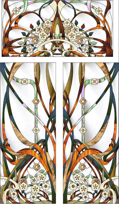 Artistic Stained Glass #BRUXELLES-3