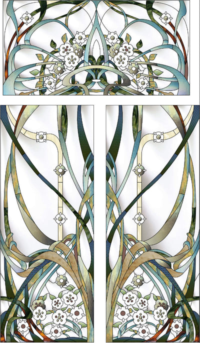 Artistic Stained Glass #BRUXELLES-5