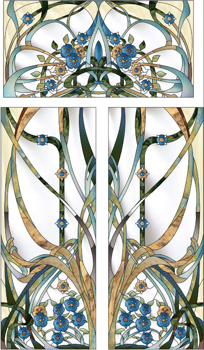 Artistic Stained Glass #BRUXELLES-7