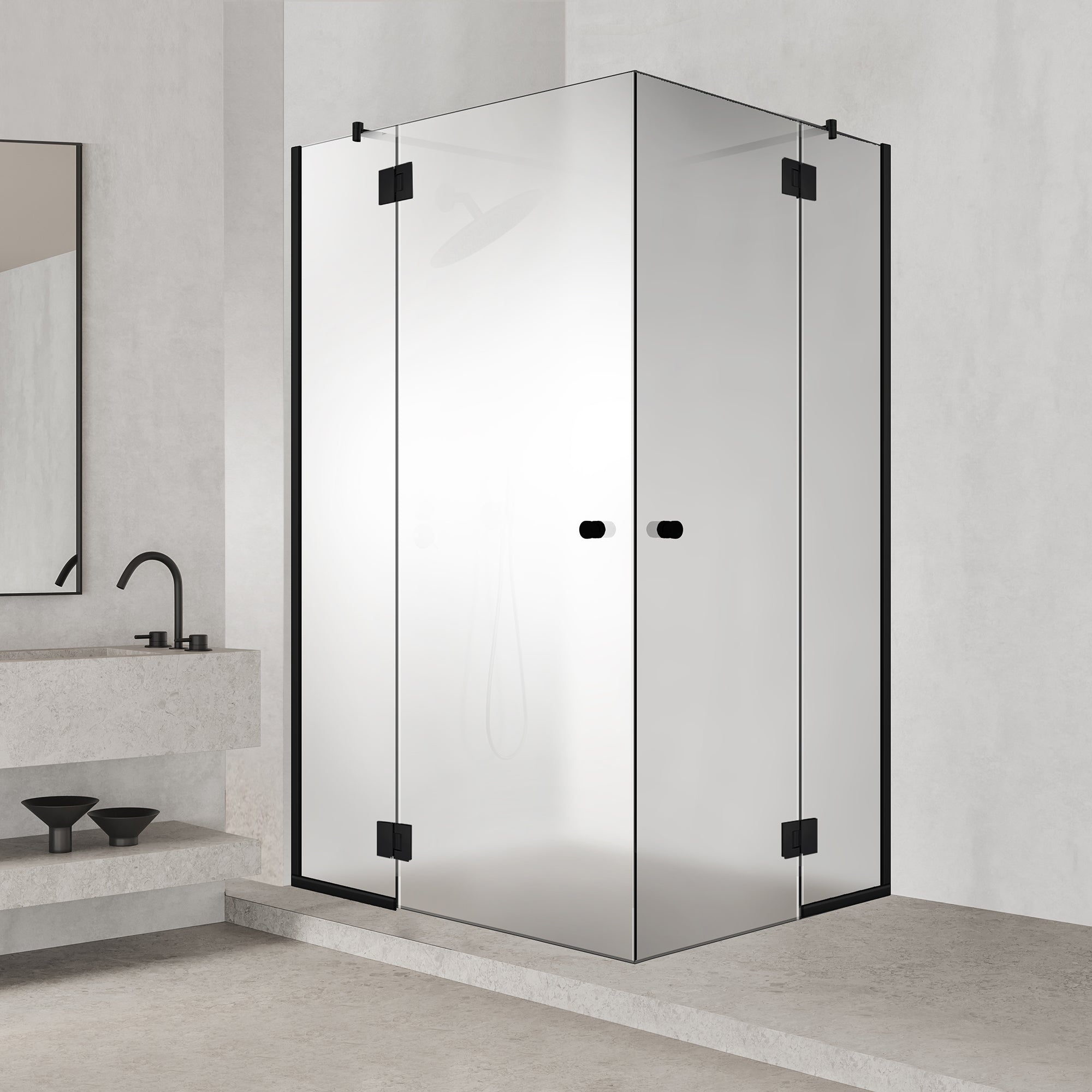 Shower enclosure #Satiné