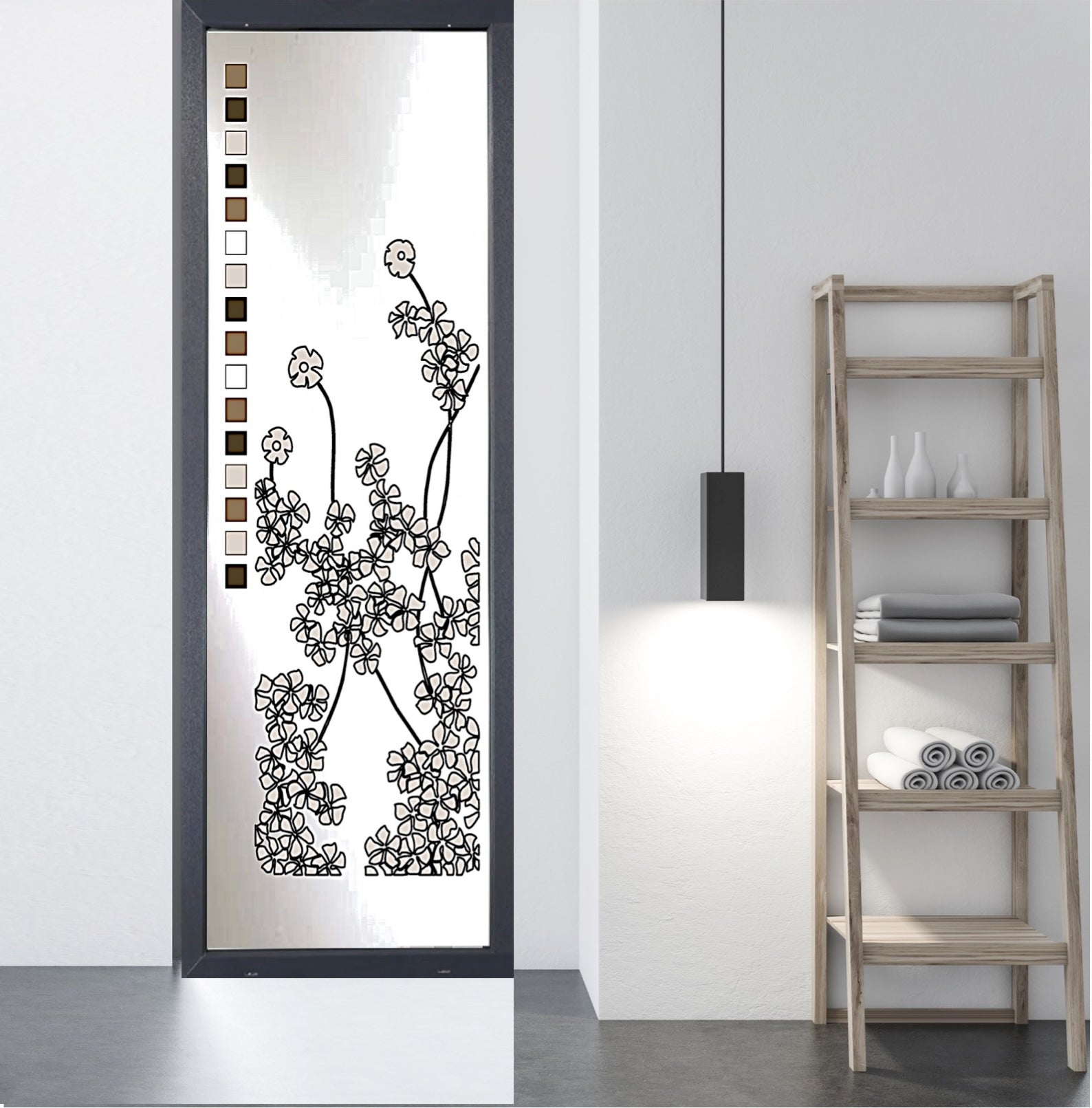 Artistic Stained Glass #FLOWER-1