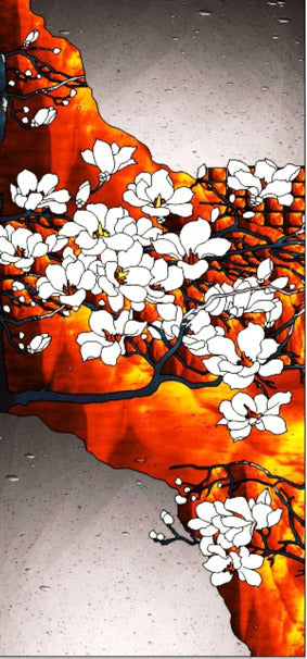 Artistic Stained Glass #FLYINGMAGNOLIA-1