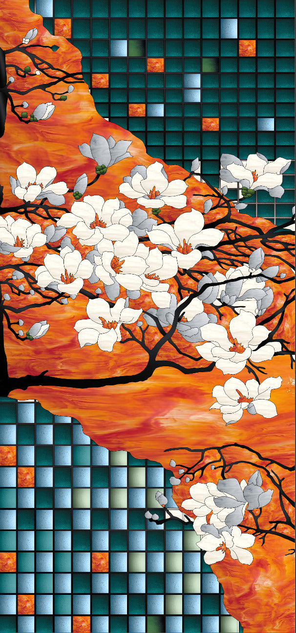 Artistic Stained Glass #FLYINGMAGNOLIA-4