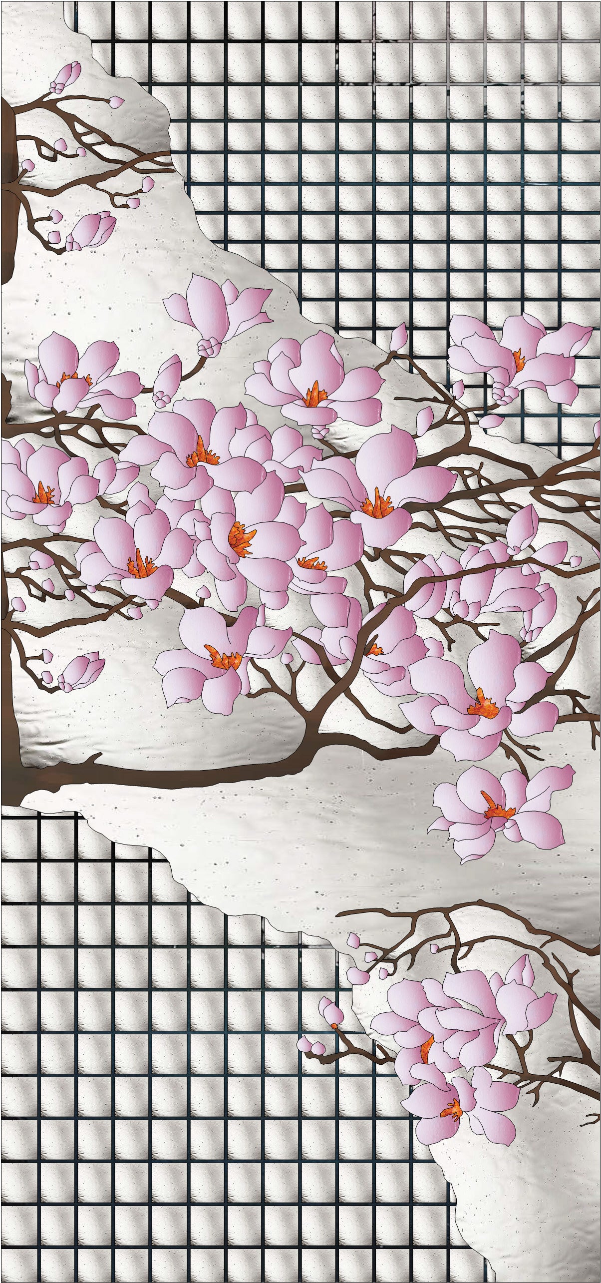 Artistic Stained Glass #FLYINGMAGNOLIA-6