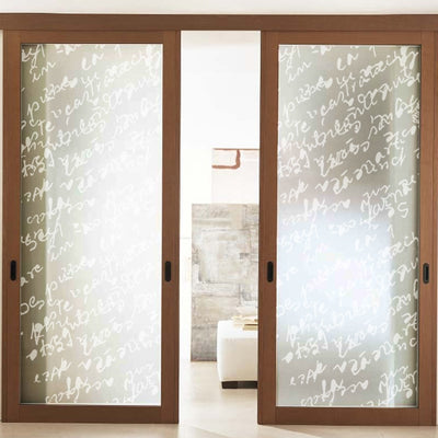 Glass door inserts