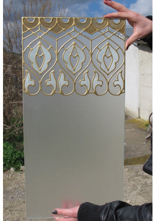 Glass door inserts