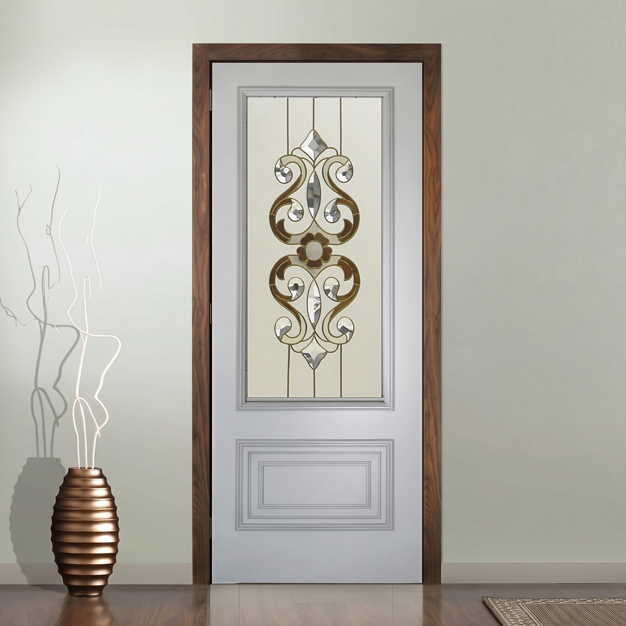 Glass door inserts