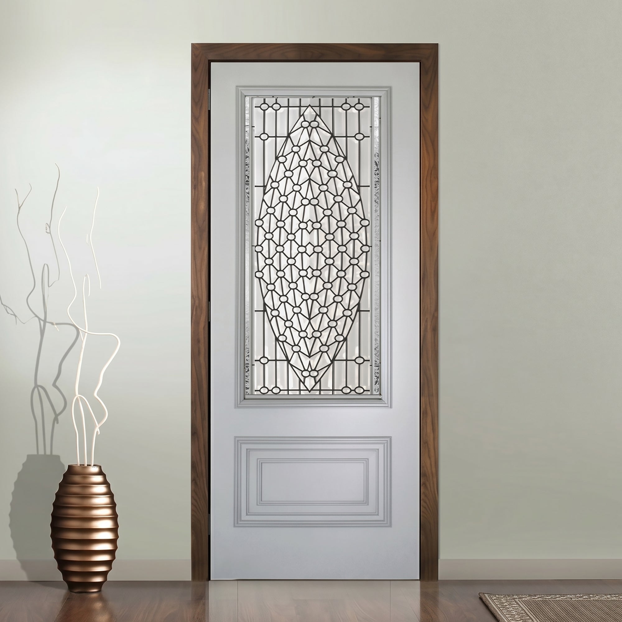 Glass door inserts