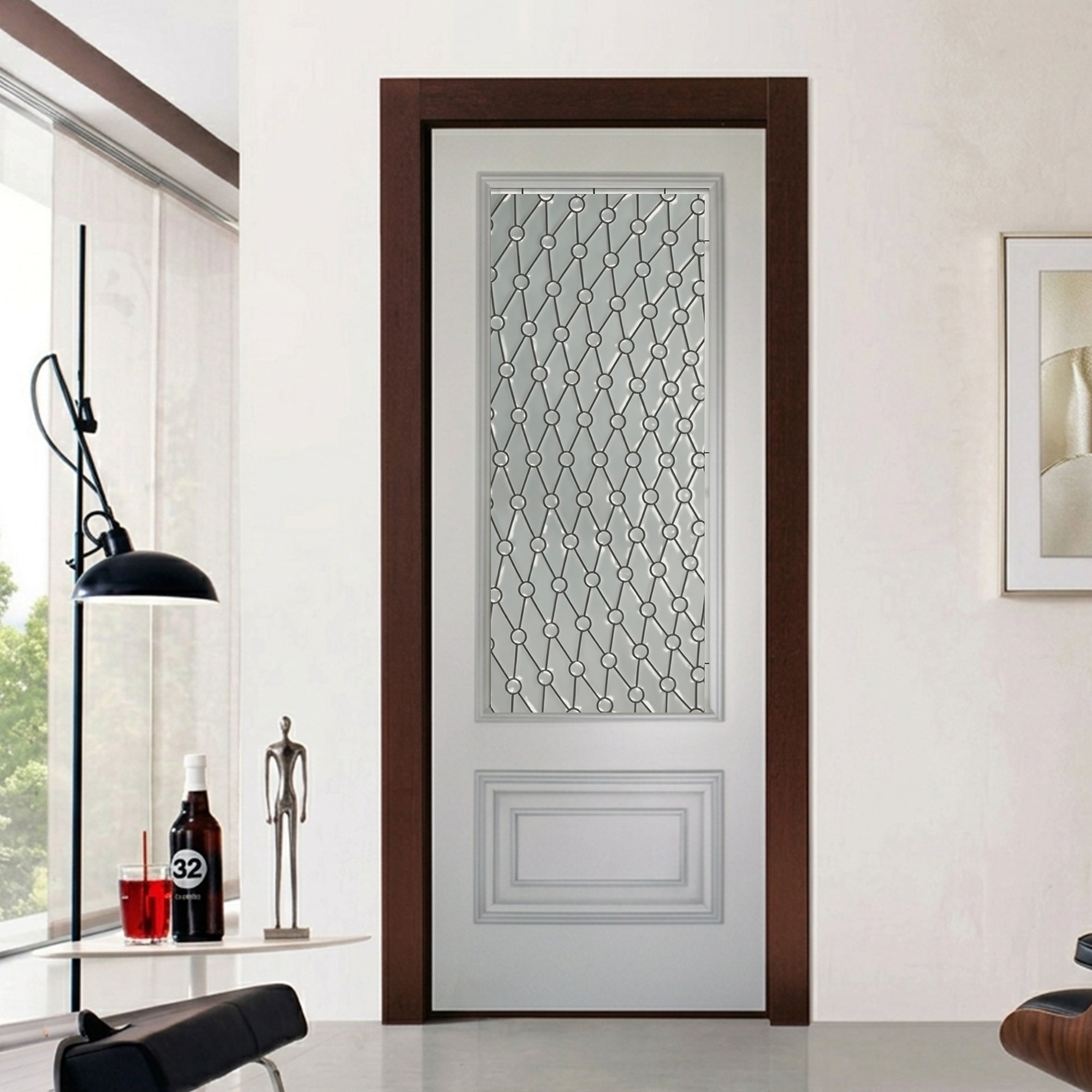 Glass door inserts