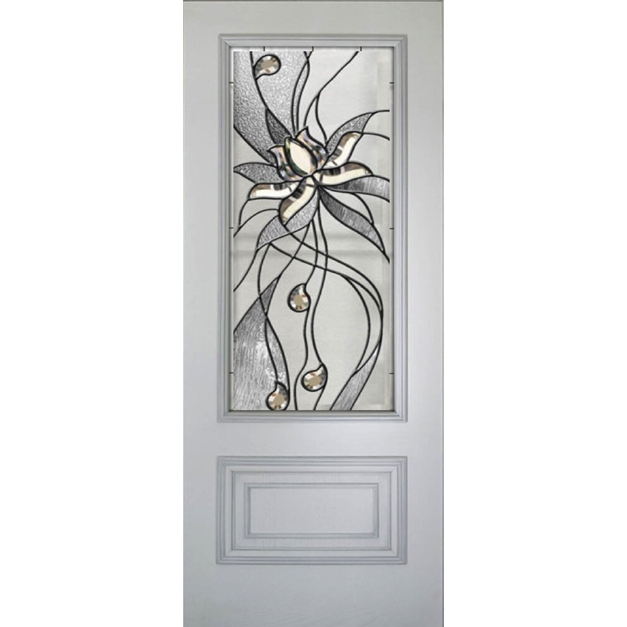 Glass door inserts