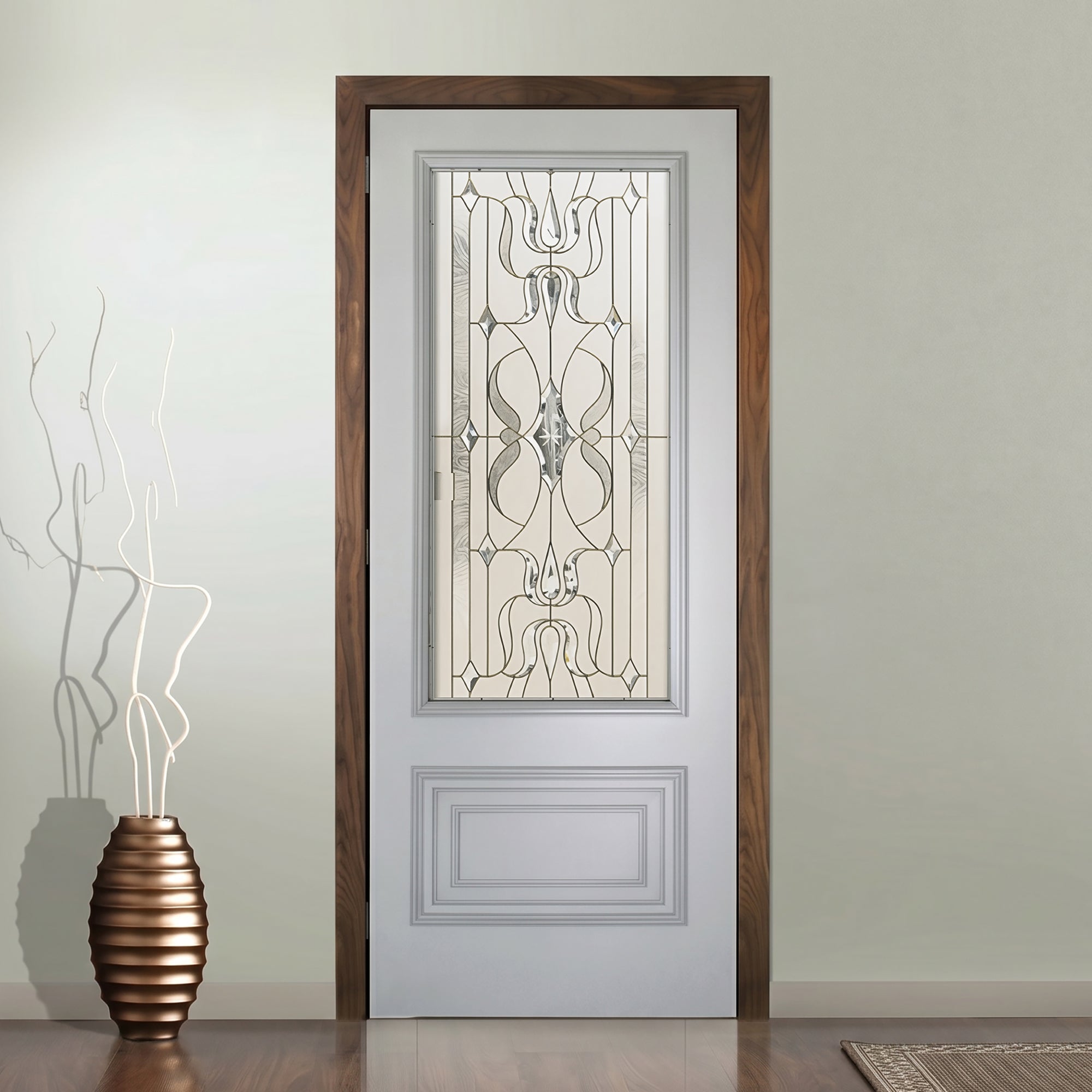 Glass door inserts