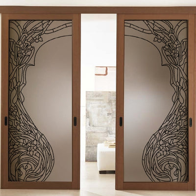 Glass door inserts