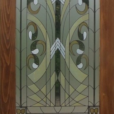 Glass door inserts