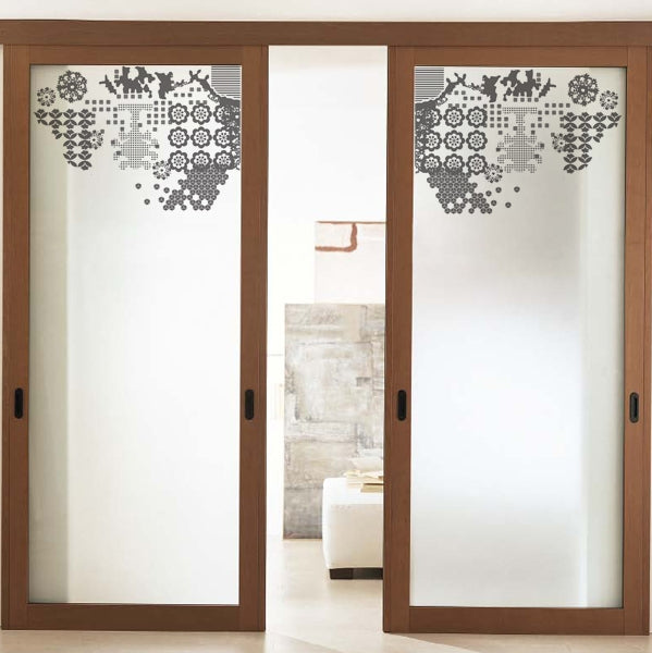 Glass door inserts