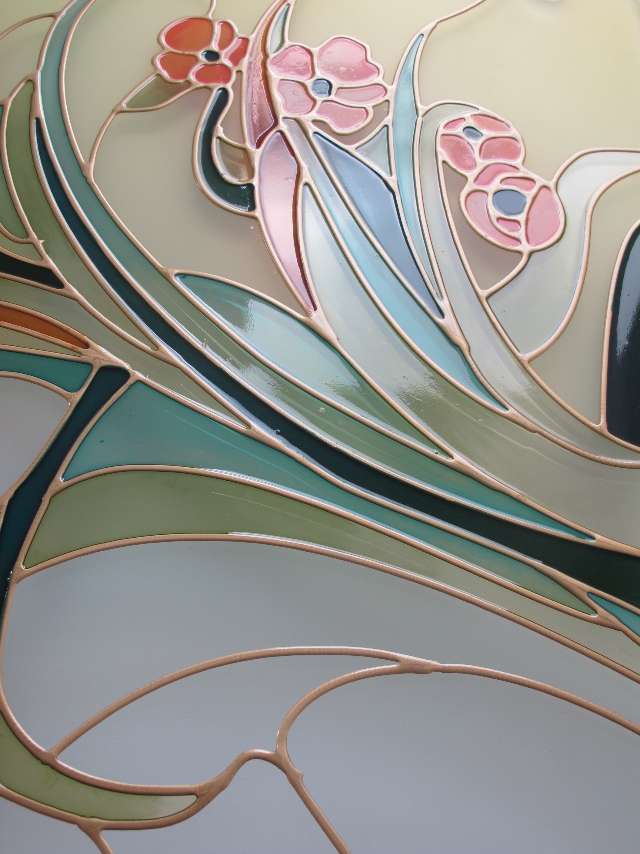 Glass door inserts
