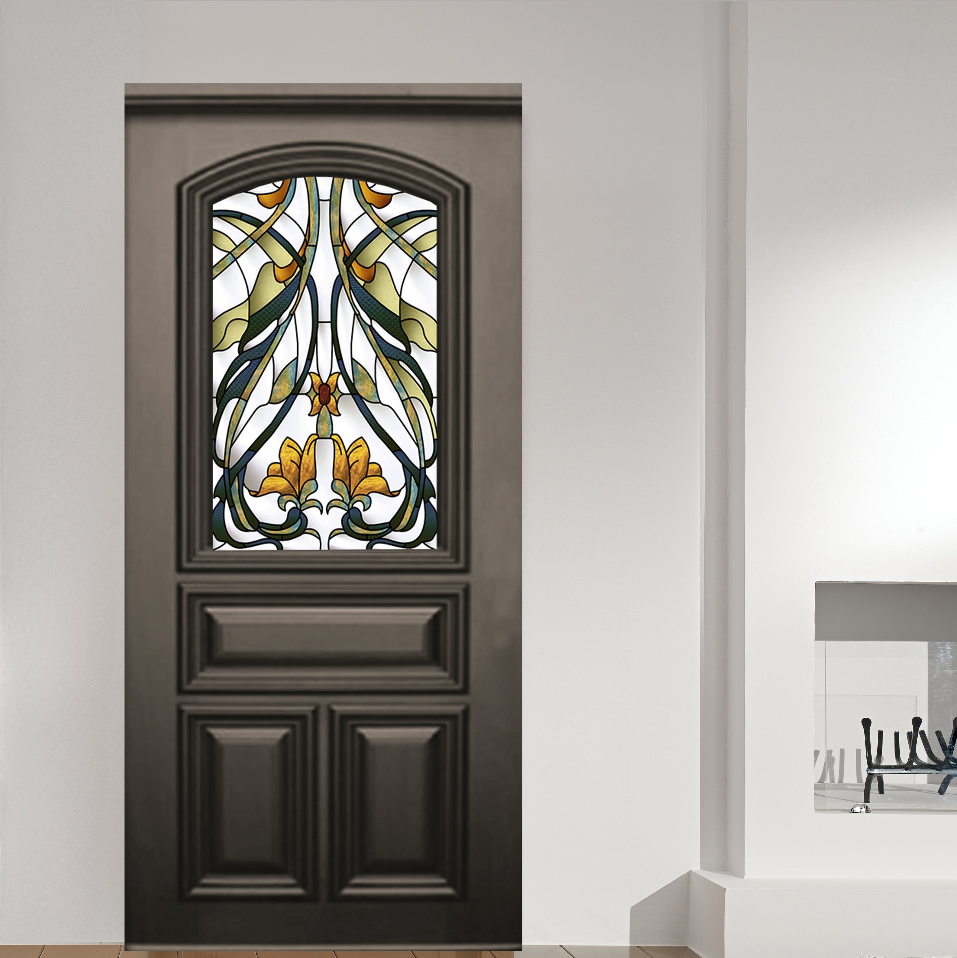 Glass door inserts
