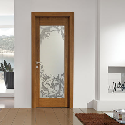 Glass door inserts
