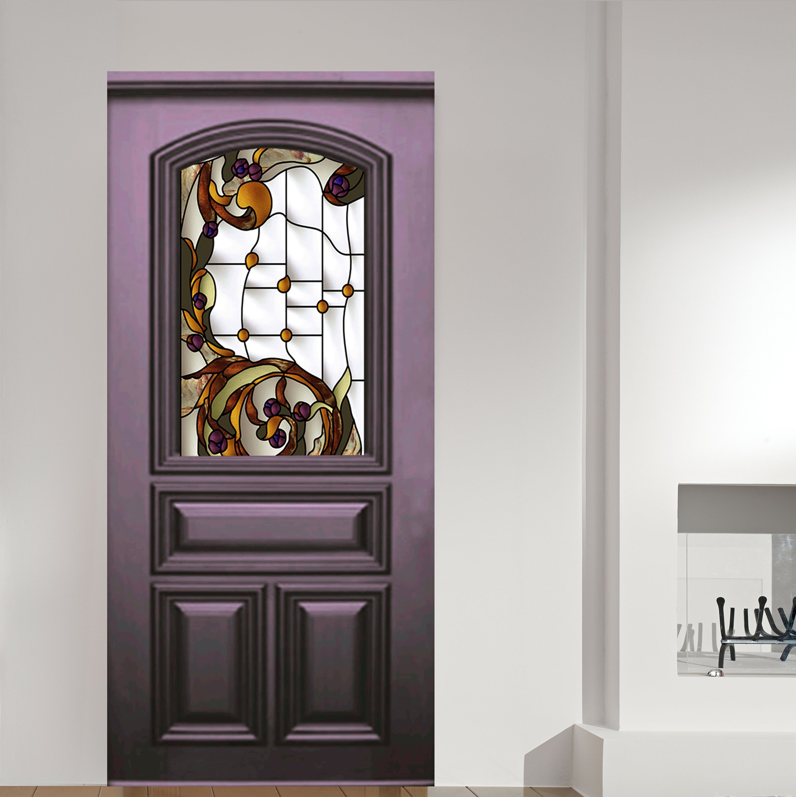 Glass door inserts