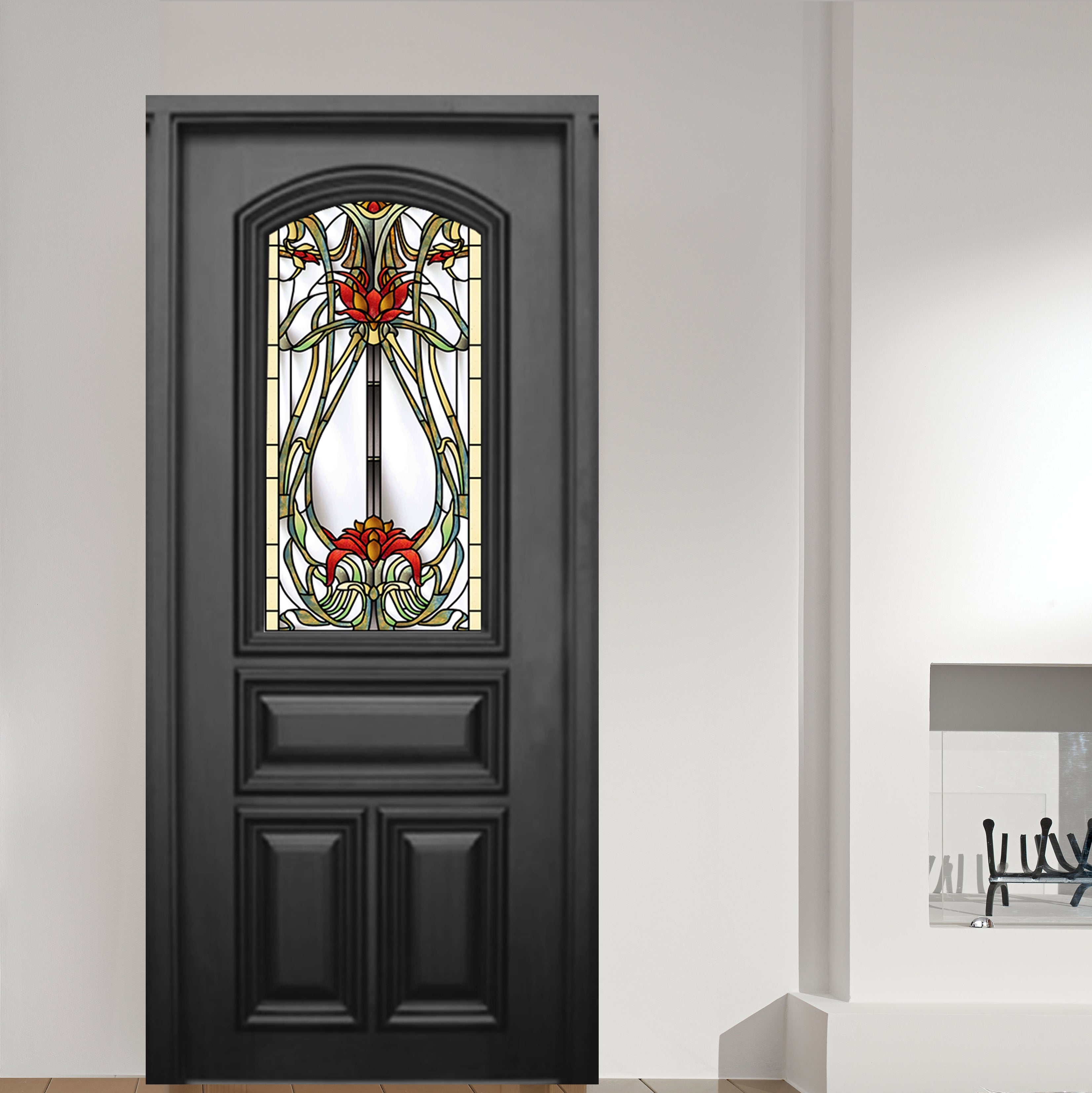 Glass door inserts