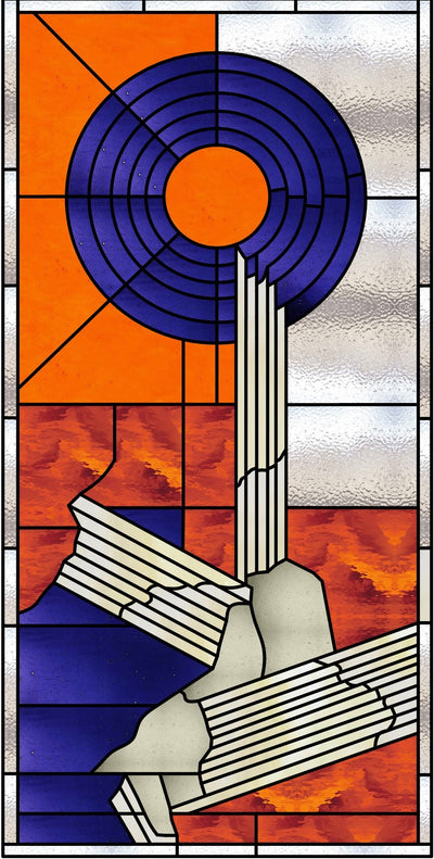 Artistic Stained Glass #GEOMETRIC-1