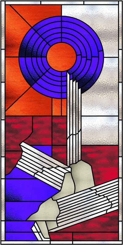 Artistic Stained Glass #GEOMETRIC-2