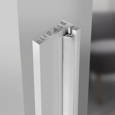 Framed glass door #Satin