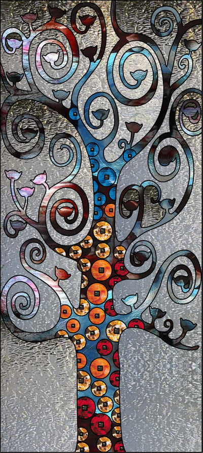 Artistic Stained Glass #LIFETREE-2