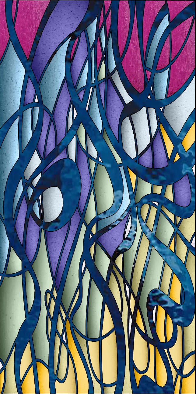 Artistic Stained Glass #LINII-2