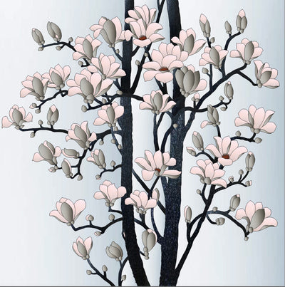 Artistic Stained Glass #MAGNOLIA-4