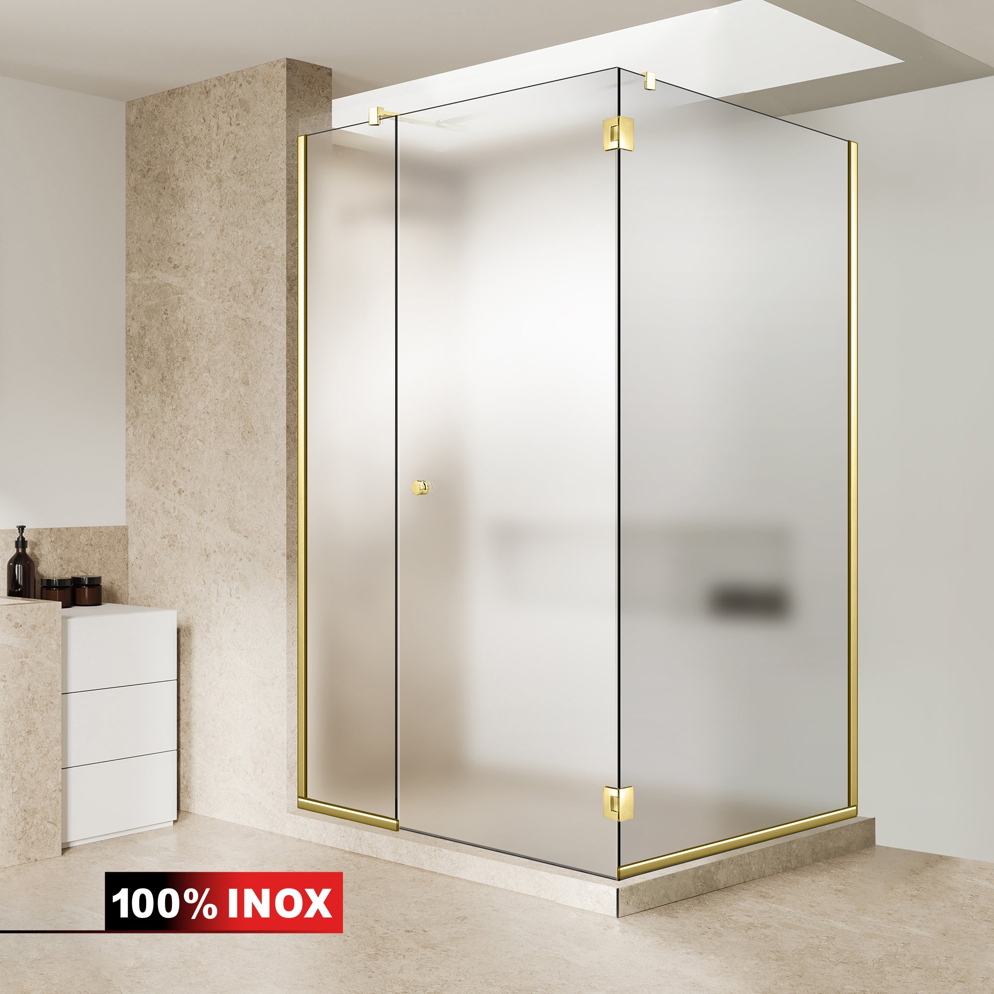 Shower enclosure #Satiné