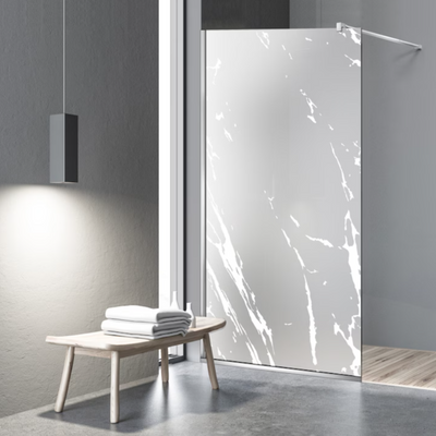 Shower Screens Walk-in, Shower wall Stainless steel, #Satin #Matt