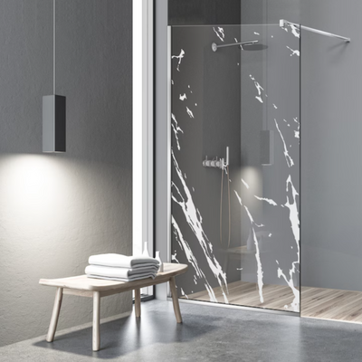 Shower Screens Walk-in, Shower wall Stainless steel, #Clear #Water-clear