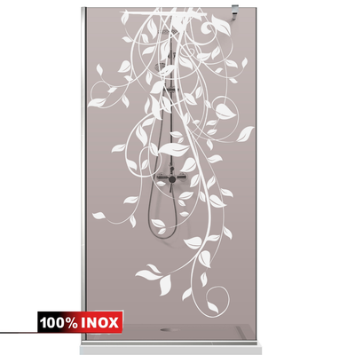 Shower Screens Walk-in, Shower wall Stainless steel, #Bronze #Bronze