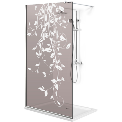 Shower Screens Walk-in, Shower wall Stainless steel, #Bronze #Bronze