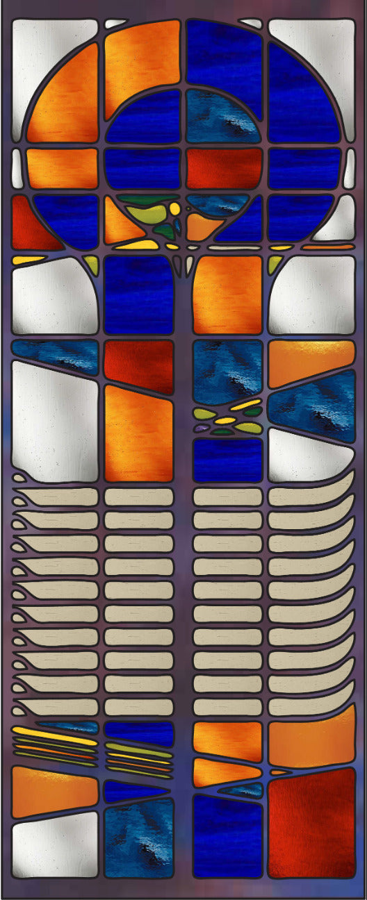 Artistic Stained Glass #ONE-2