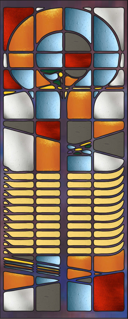 Artistic Stained Glass #ONE-3