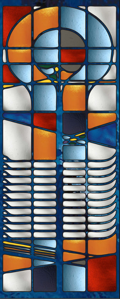 Artistic Stained Glass #ONE-4