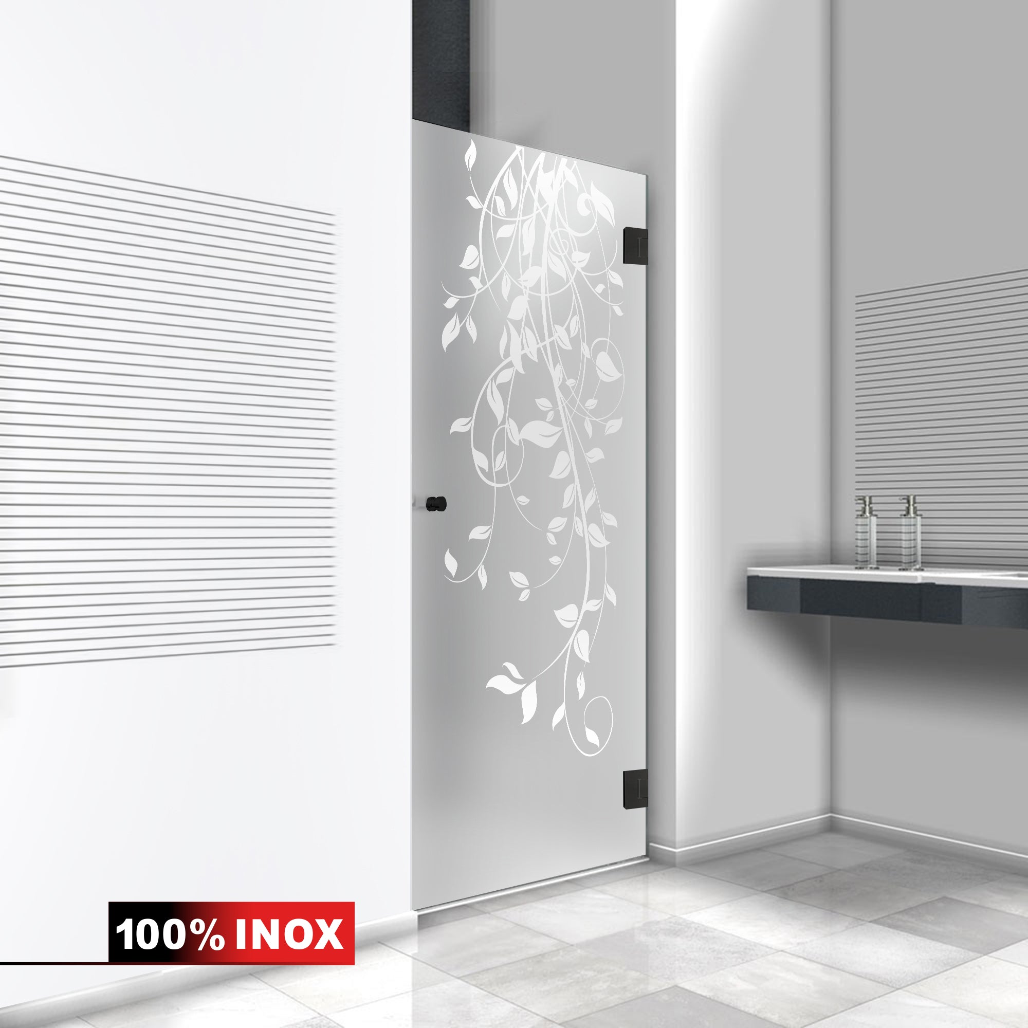 Shower Doors black #Satiné