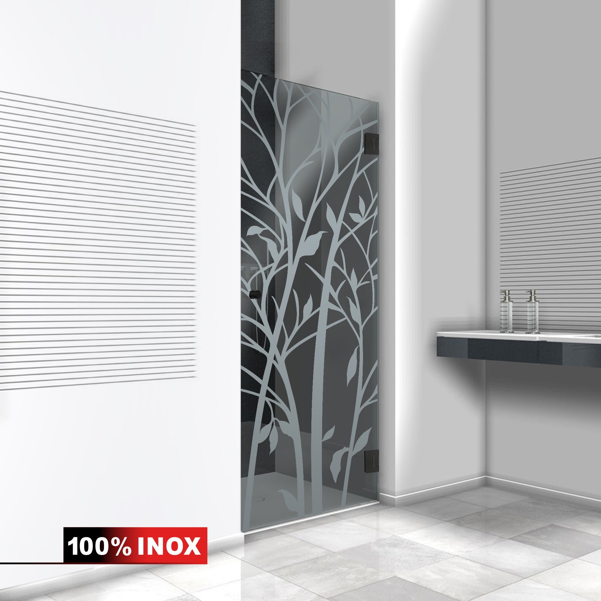 Shower Doors black #Grey