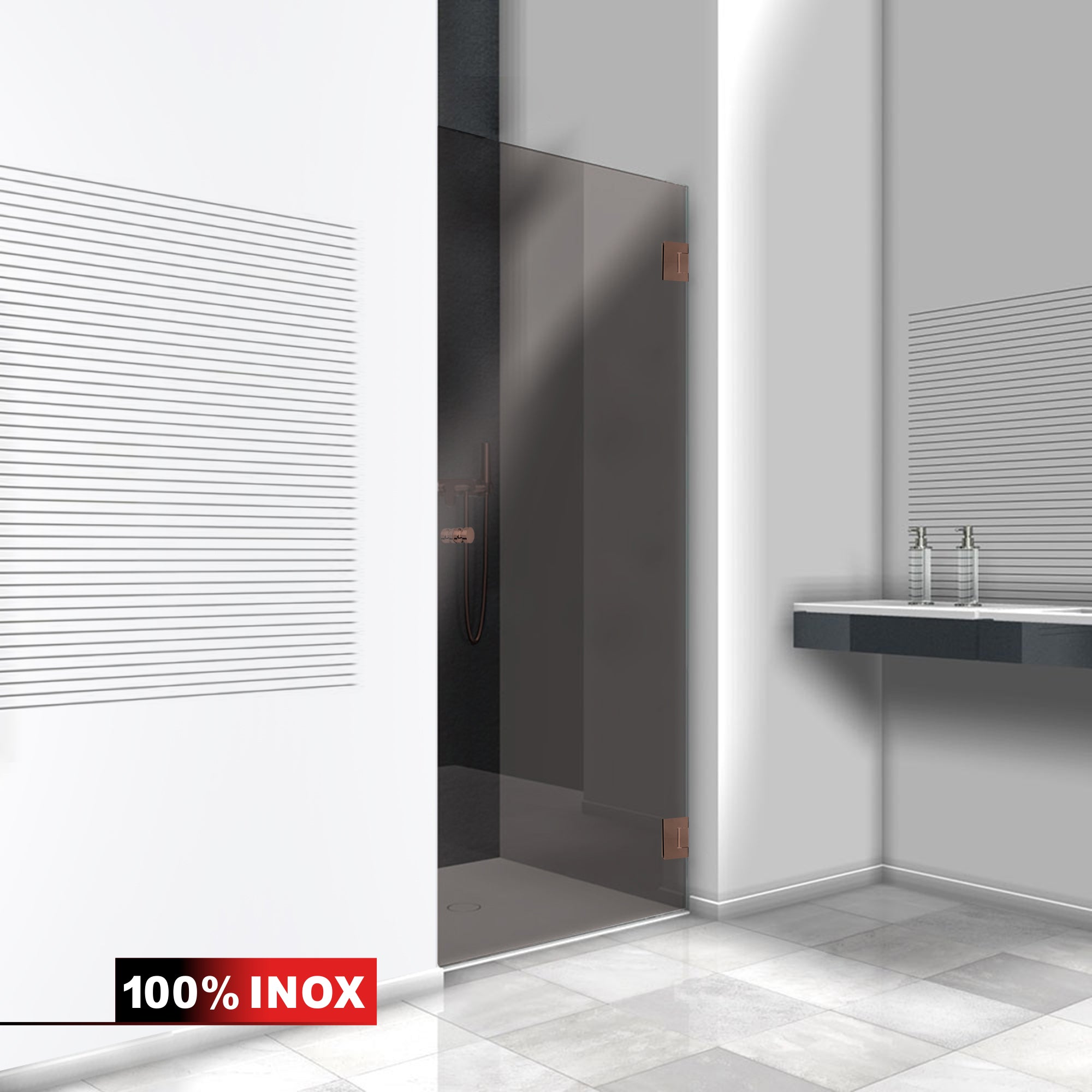 Shower Doors copper #Bronze