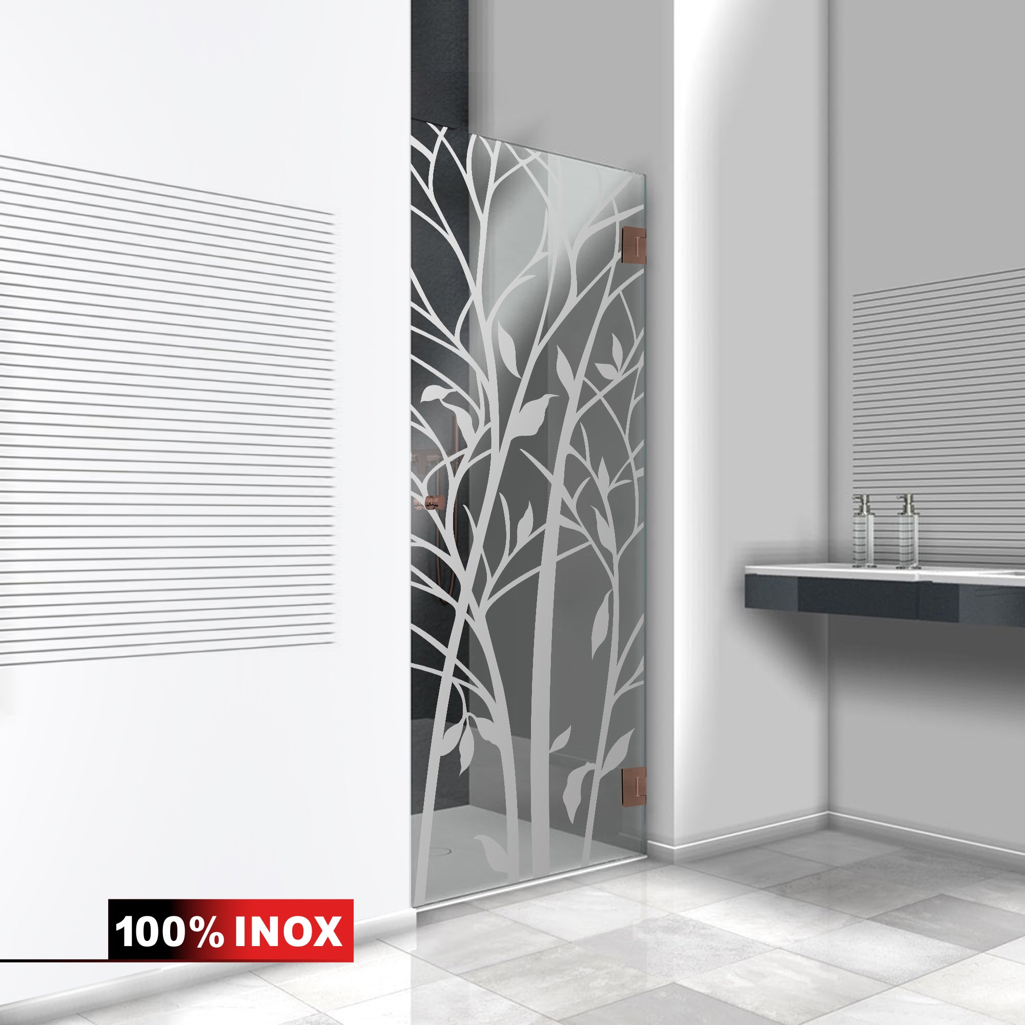Shower Doors copper #Clear