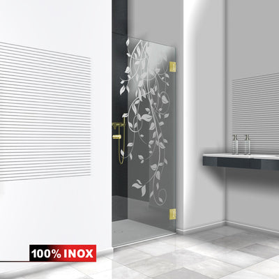 Shower Doors golden #Clear