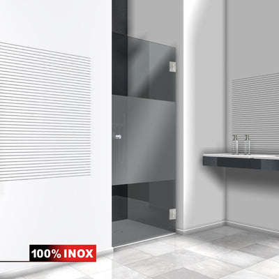 Shower Doors stainless steel #Grey