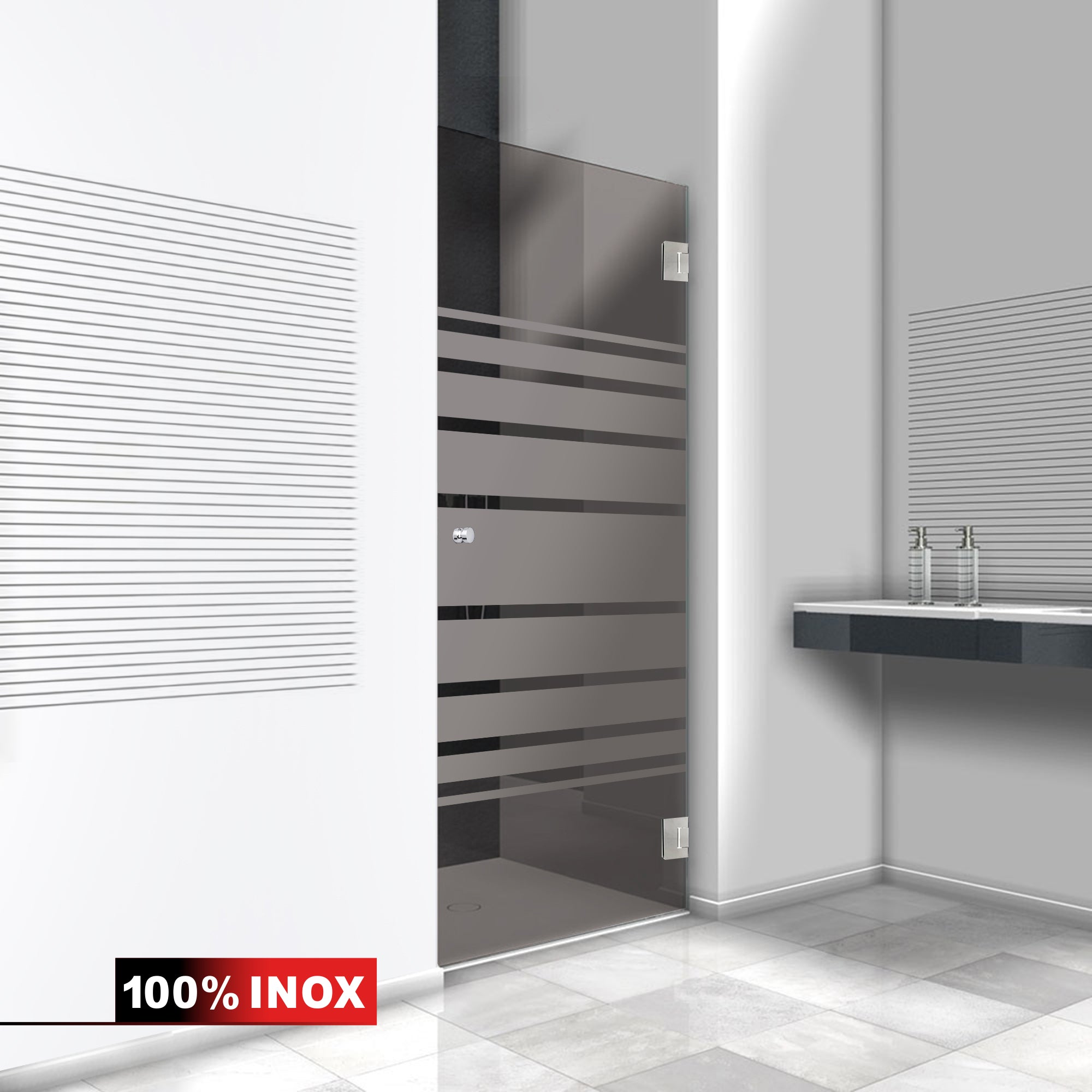 Shower Doors stainless steel #Bronze