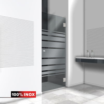 Shower Doors stainless steel #Grey
