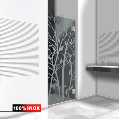 Shower Doors stainless steel #Grey