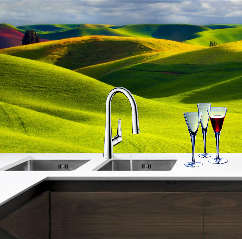 Printed glass kitchen splashbacks #3029